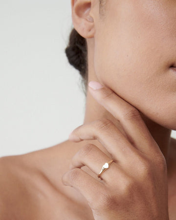 heart shaped Engagement Ring