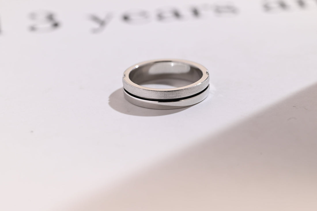 Round Cut Two Stone CVD EF/VVS Satin Diamond Wedding Band