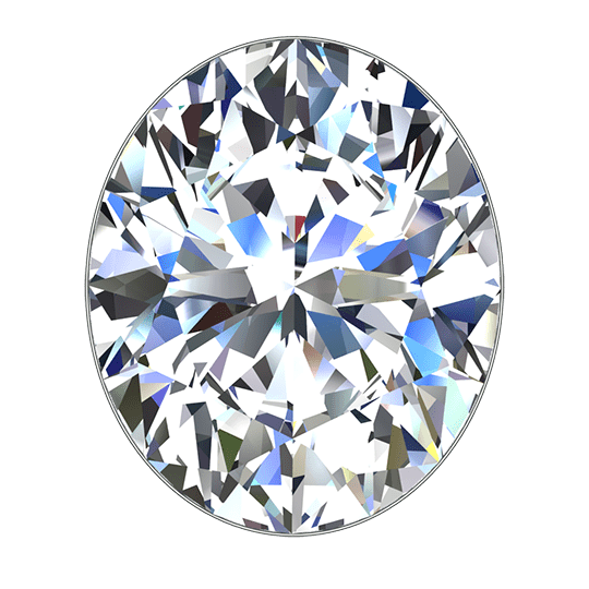 Oval Cut Moissanite Rings