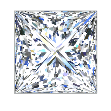 Princess Moissanite Rings