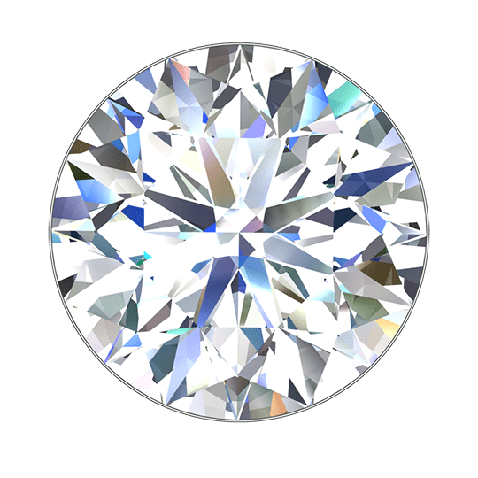 Round Moissanite Rings