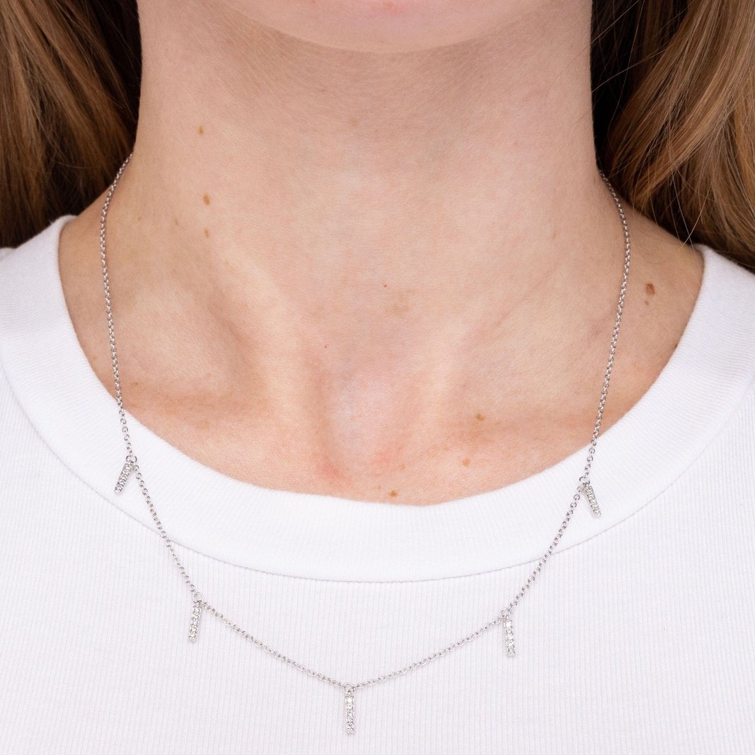 0.12ct Diamond Drop Necklace