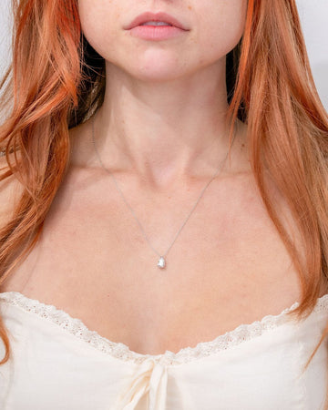 0.74ct E-VVS2 Pear Lab Diamond Pendant