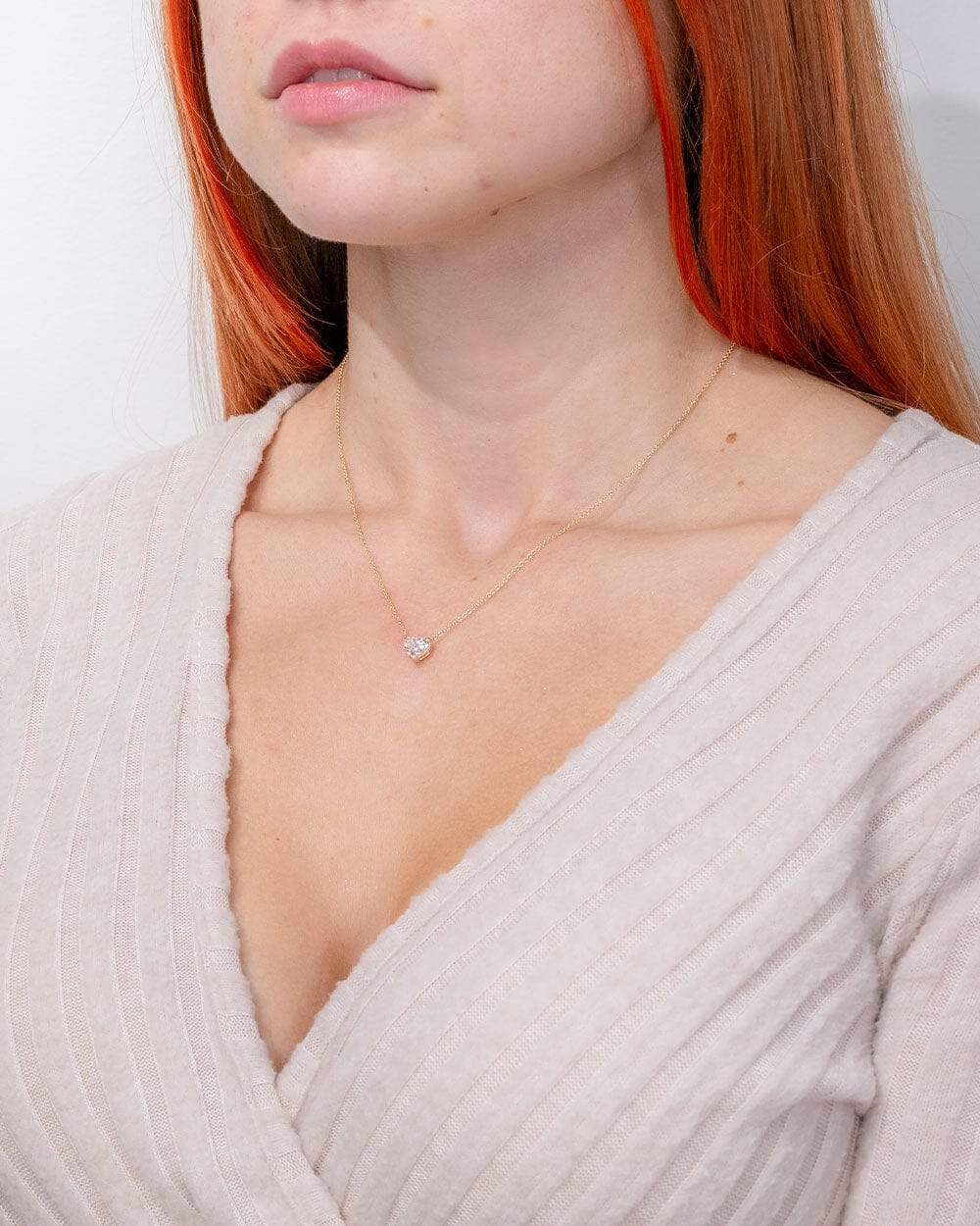 0.99ct D-VVS2 Heart Lab Diamond Pendant