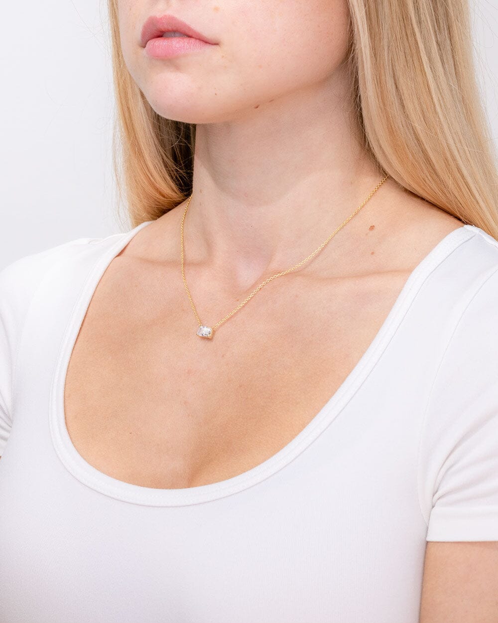 1.06ct E-VS1 Radiant Lab Diamond Pendant