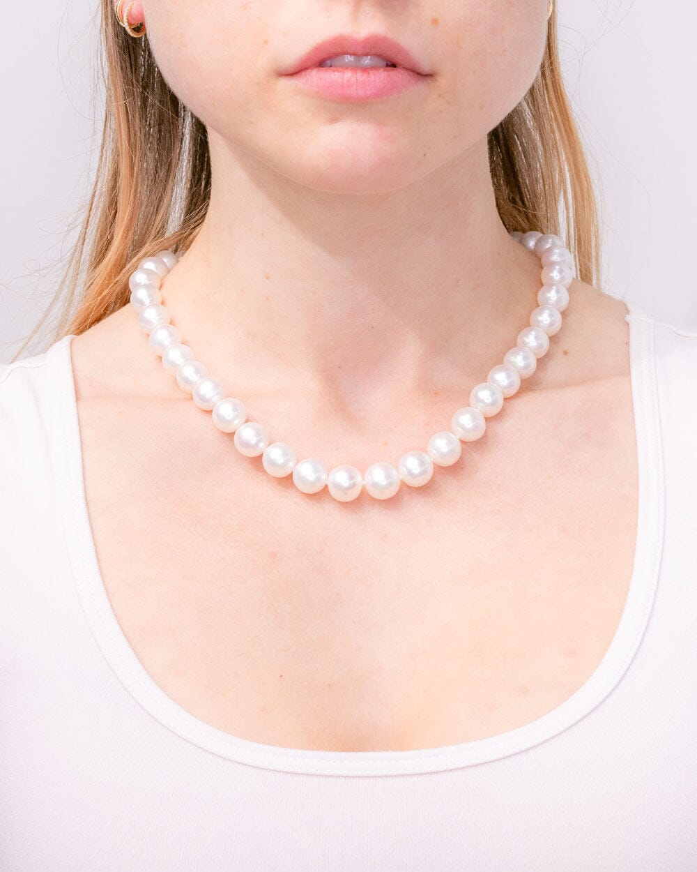 11mm Pink Cream Pearl Necklace