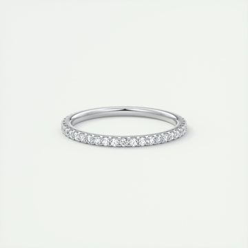 0.36 CT Round Full Eternity CVD EF/VVS Diamond Wedding Band