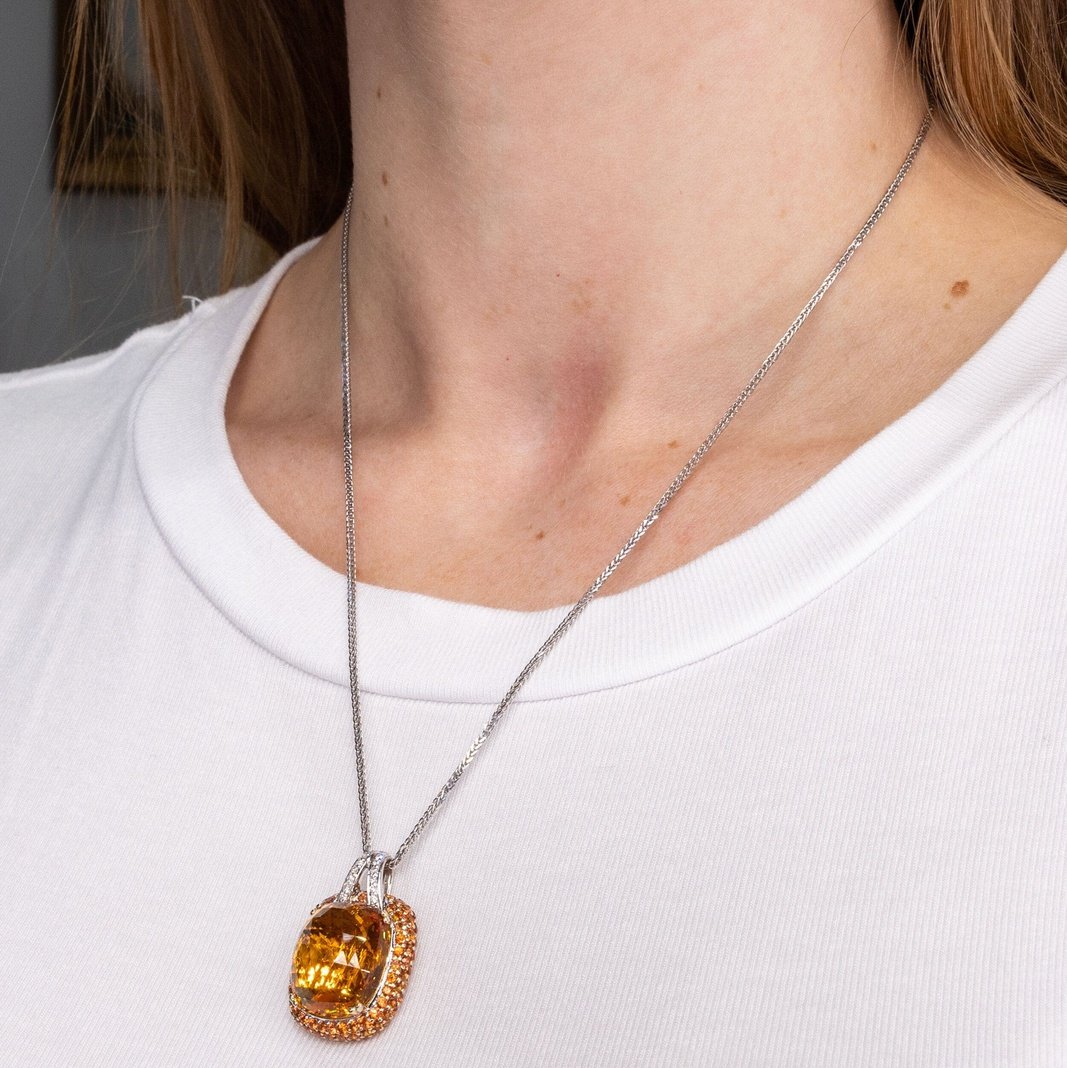 15.69ct Citrine Necklace