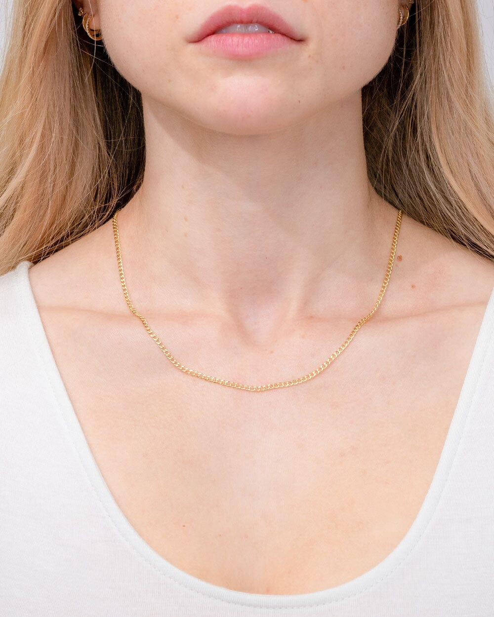 2.2mm Dainty Curb Chain