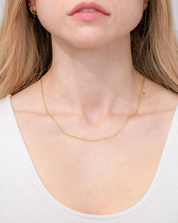 2.2mm Dainty Curb Chain