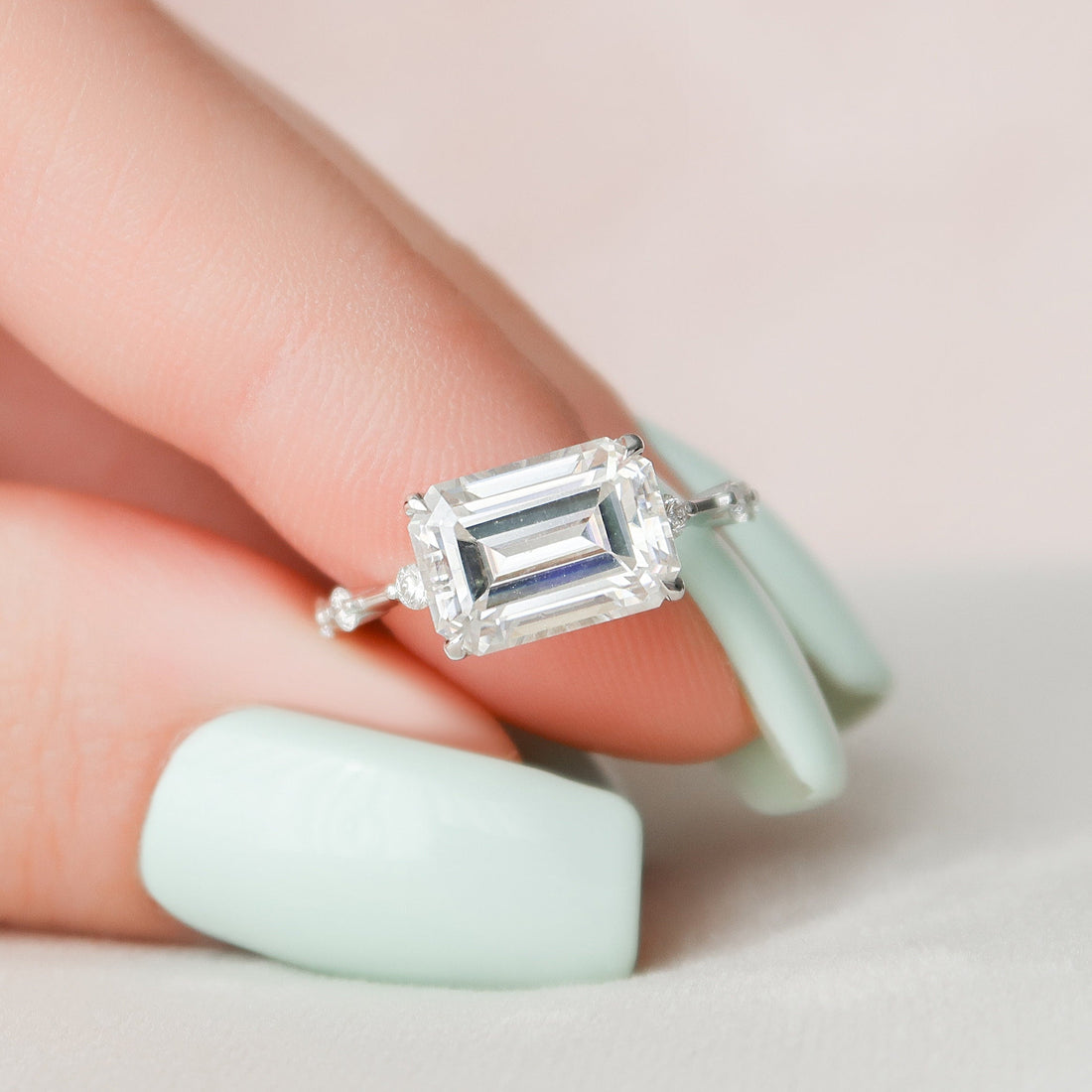 3-carat-east-west-emerald-cut-moissanite-ring