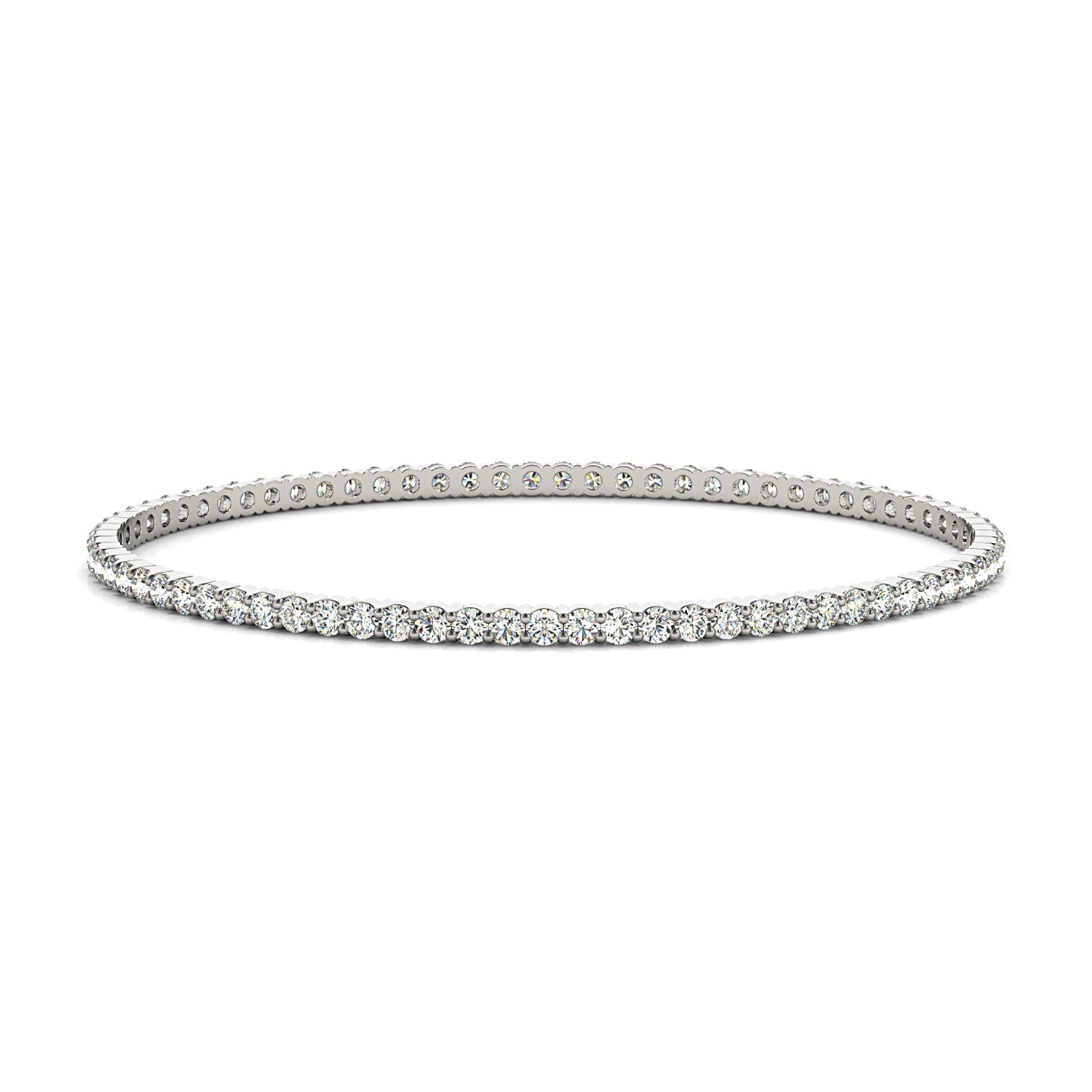 1.75 ctw Diamond Eternity Bangle Bracelet for Women