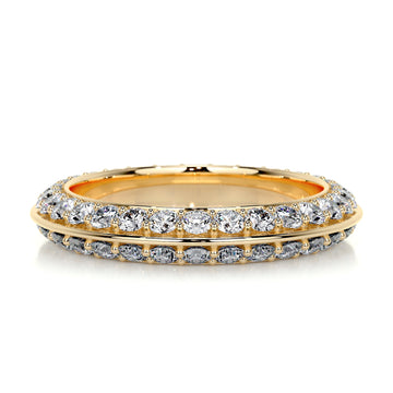 Pave Mounting Full Eternity Wedding Band