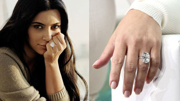 11.0CT Cushion Cut Hidden Halo Diamond Kim Kardashian Engagement Ring
