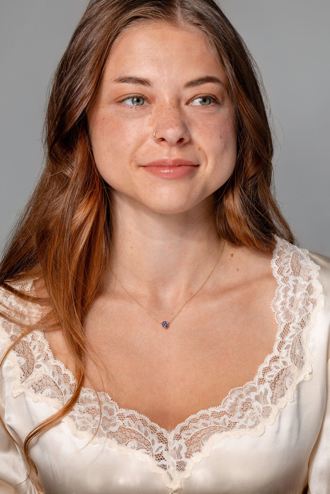 Round Alexandrite Necklace