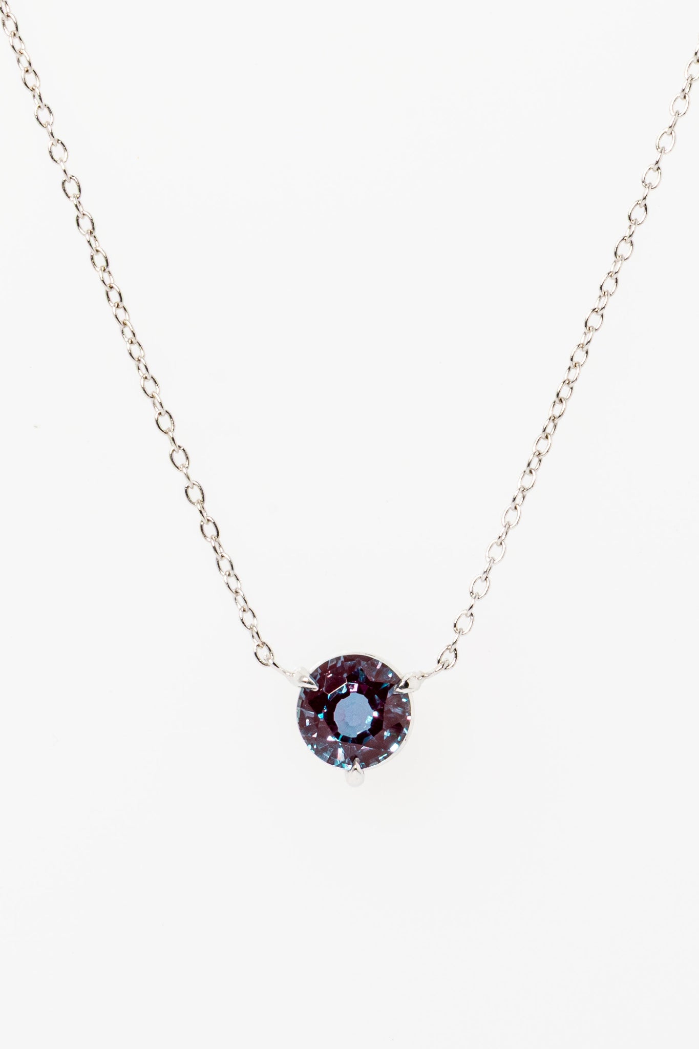 Round Alexandrite Necklace