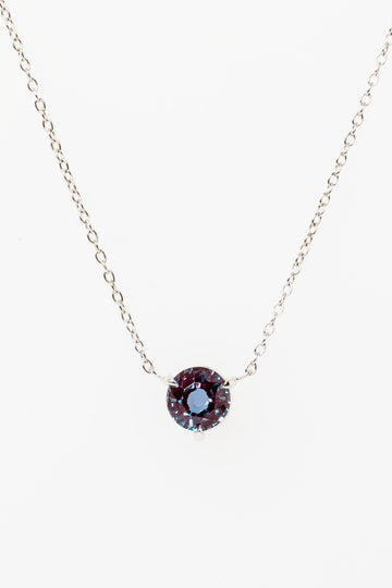 Round Alexandrite Necklace