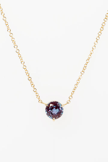 Round Alexandrite Necklace