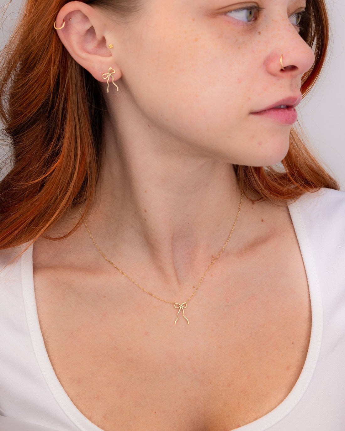 Dainty Bow Necklace