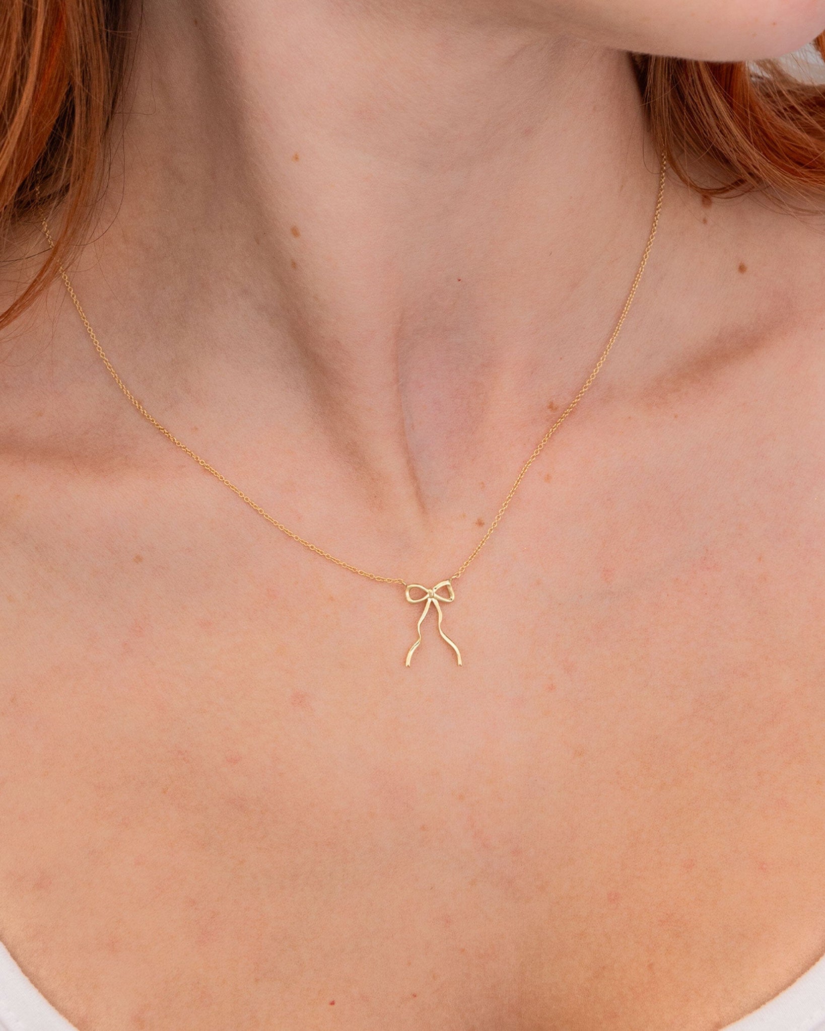 Dainty Bow Necklace