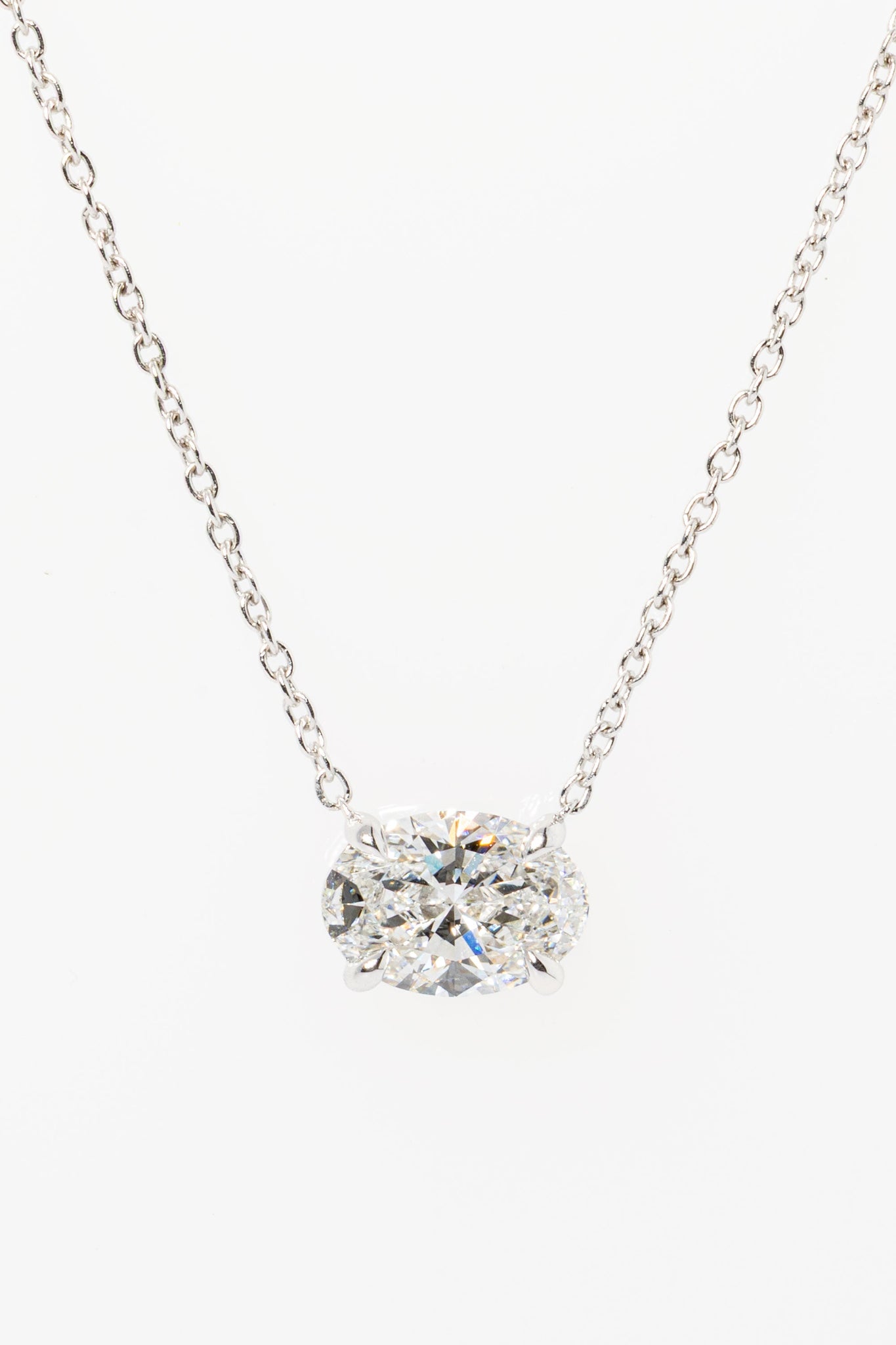 East West Oval Brandi Necklace