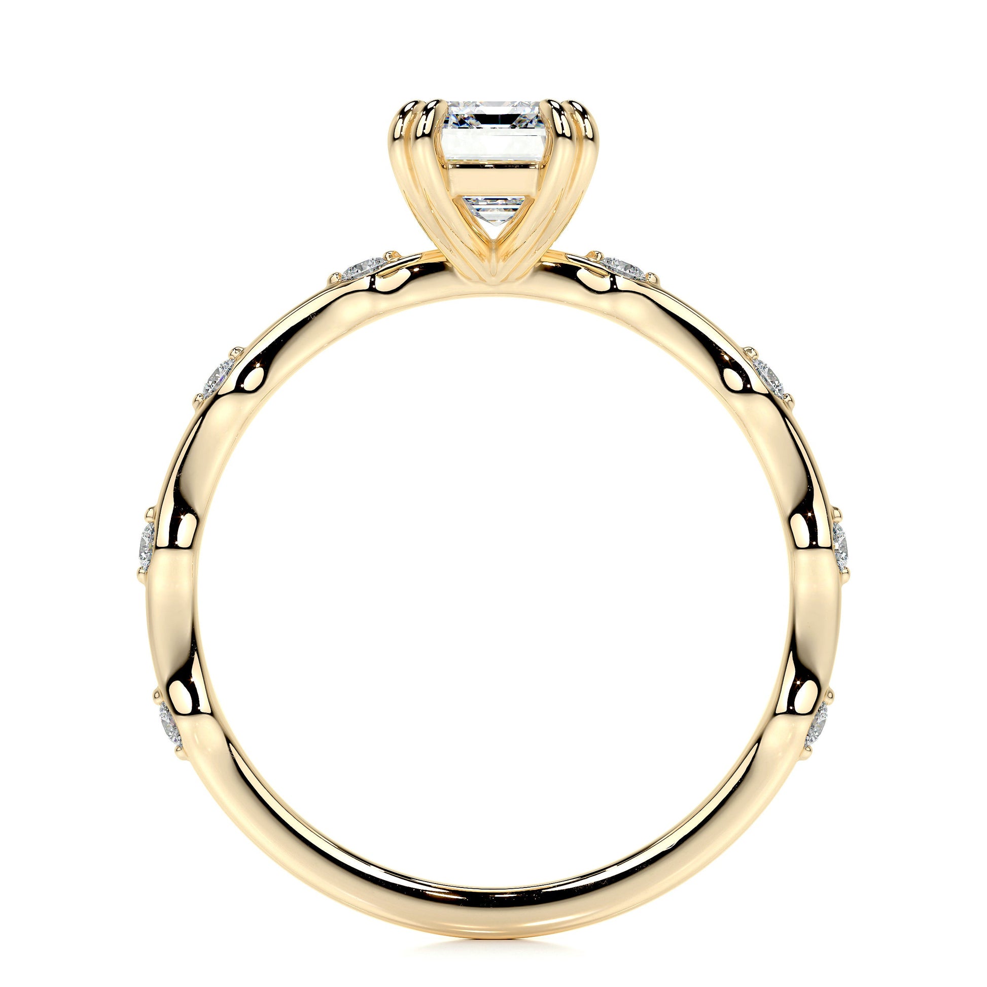 modern-bubble-setting-engagement-ring-rose-gold