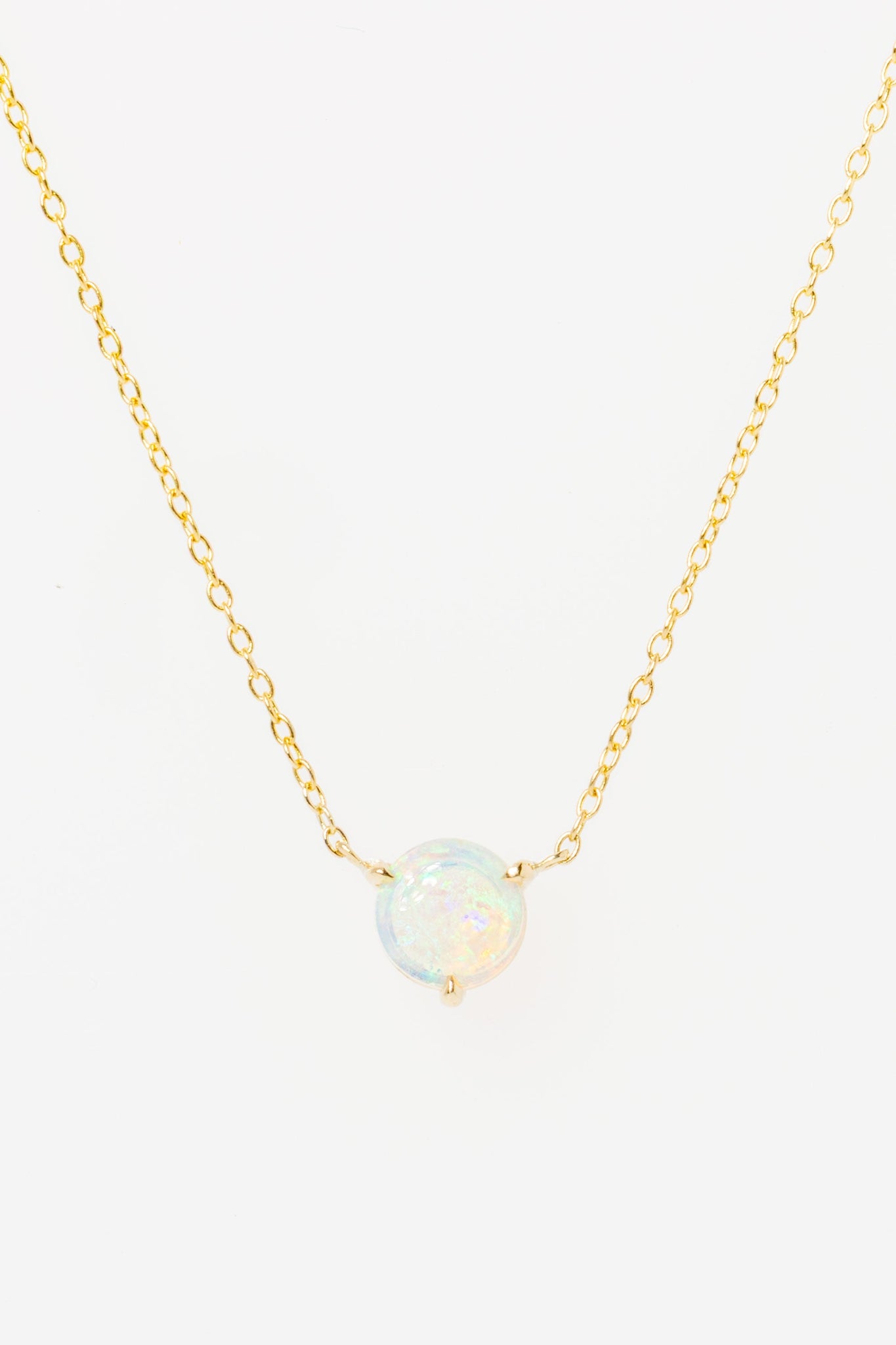 White Opal Necklace
